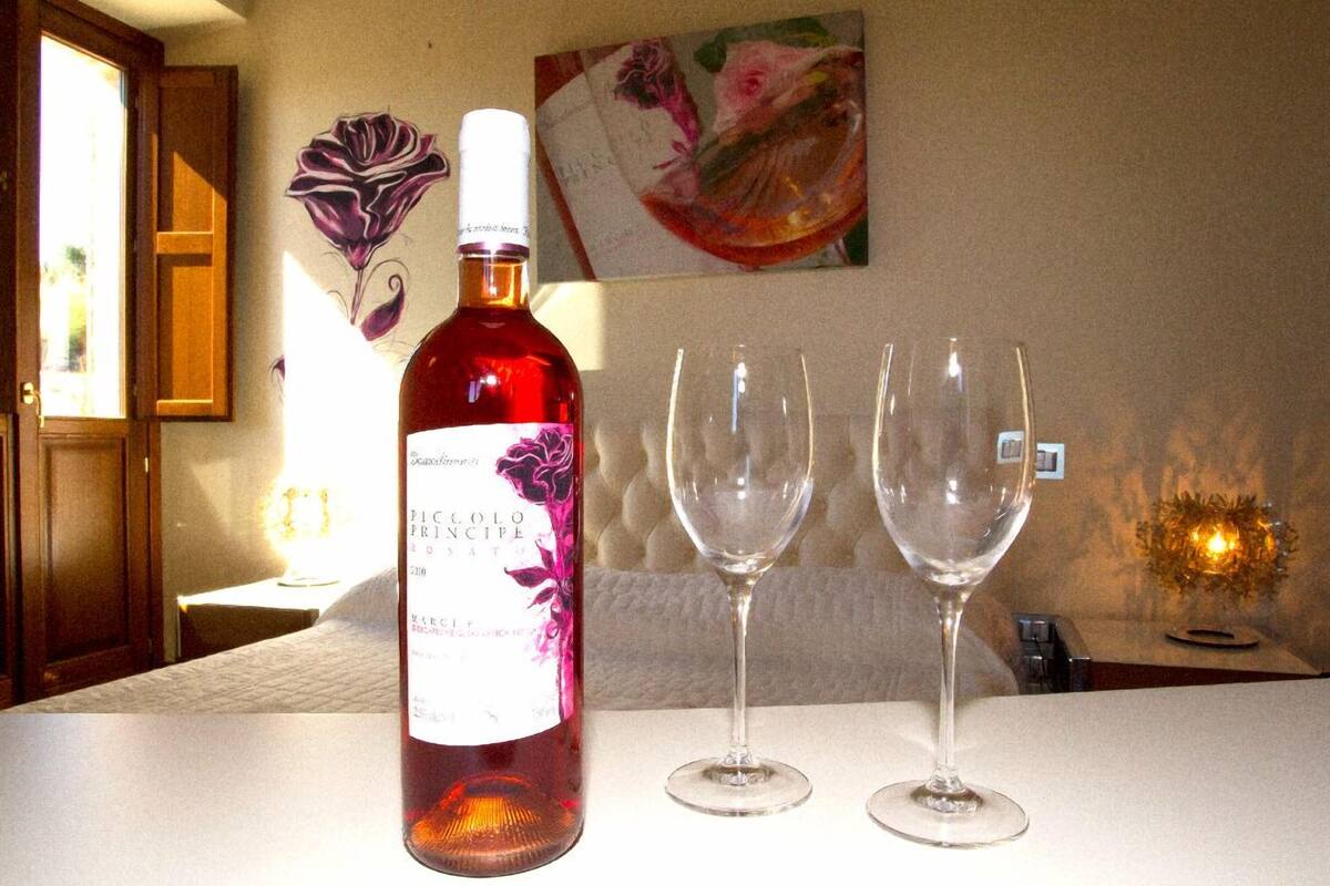 Double Room, Balcony, Vineyard View (Piccolo Principe) | In-room safe, desk, iron/ironing board, cots/infant beds