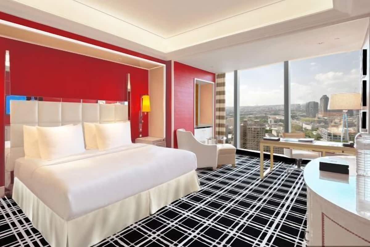 Ropa de cama de alta calidad y minibar