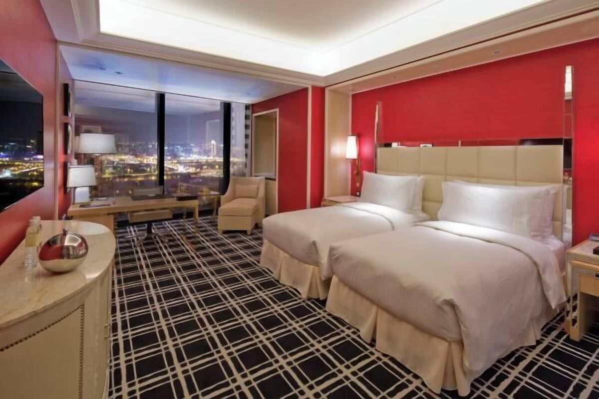 Ropa de cama de alta calidad y minibar