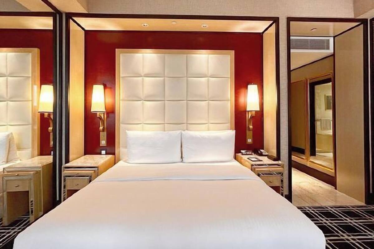 Ropa de cama de alta calidad y minibar