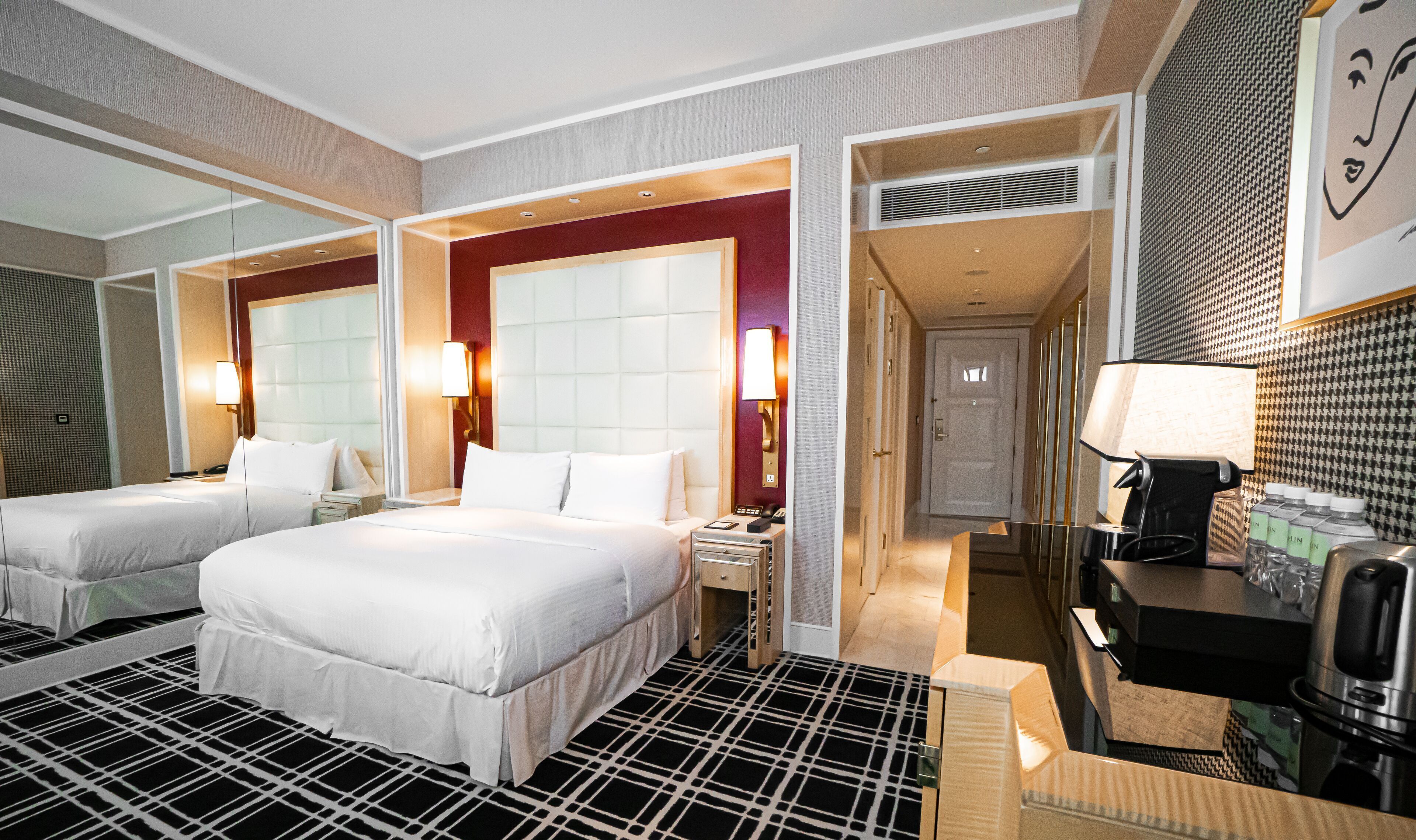 Premium bedding, minibar, in-room safe, desk