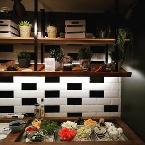 Petit déjeuner buffet