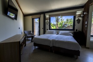 Chambre Double, vue jardin