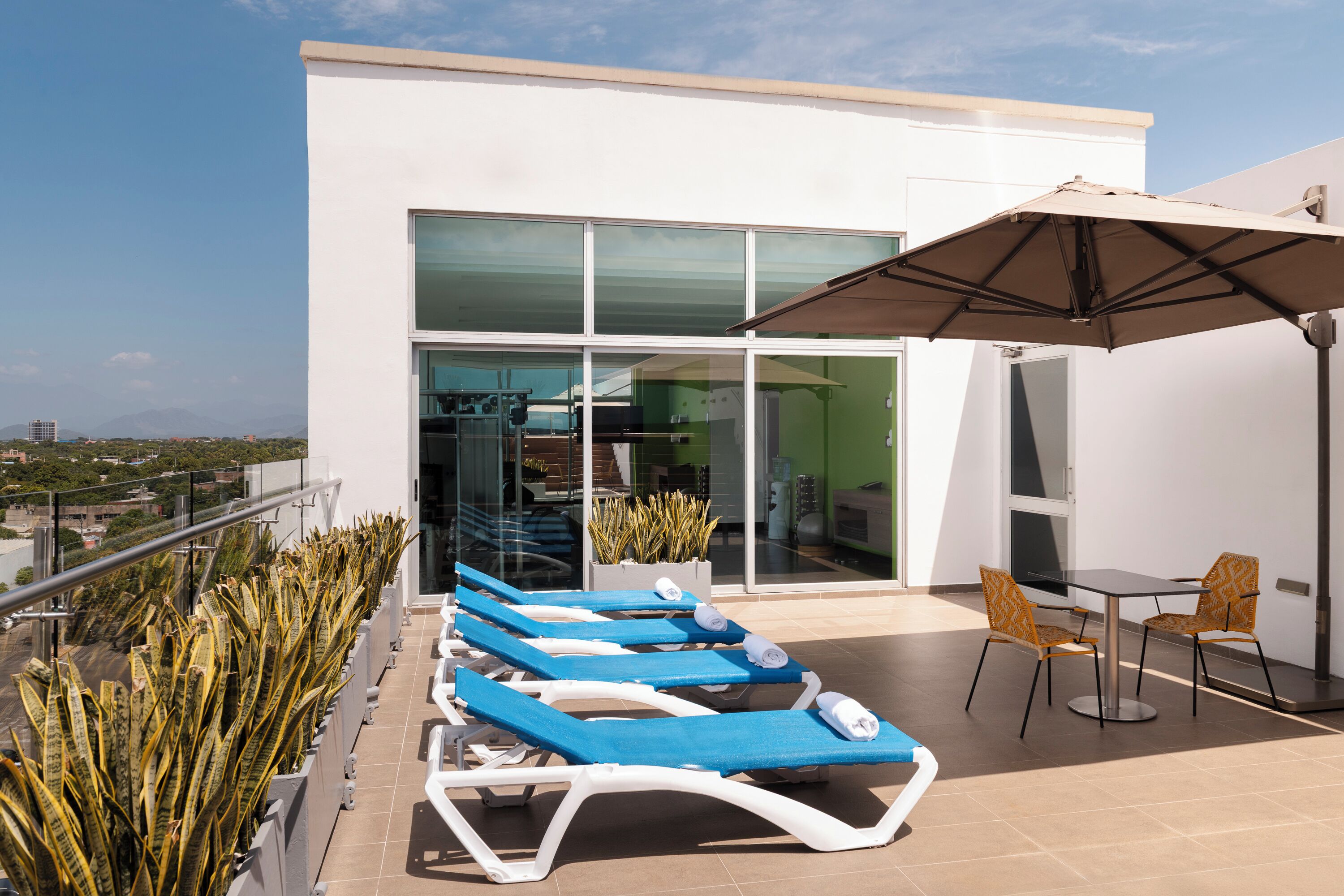 Terraza en la azotea