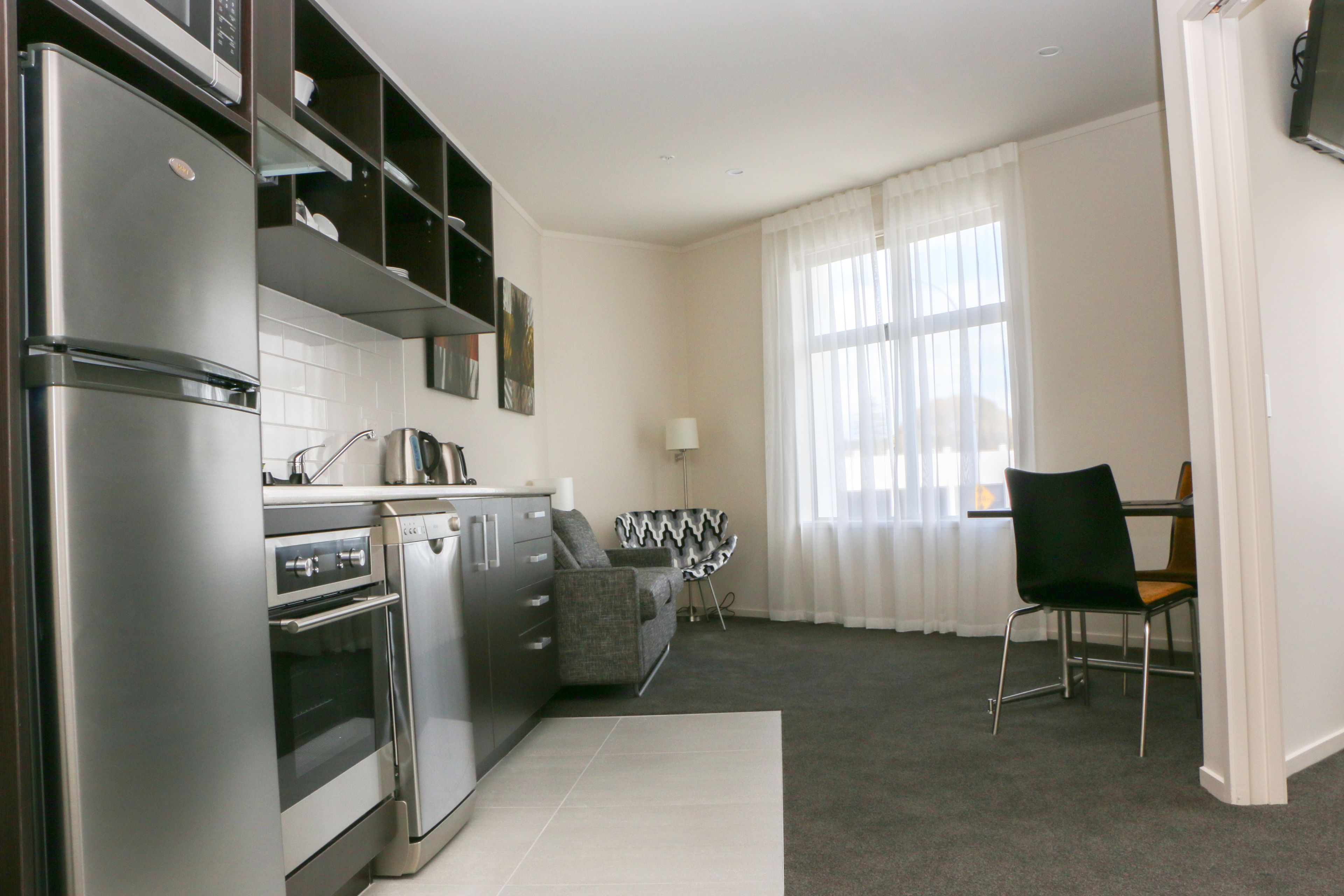 one bedroom apartment | private kitchenette | fridge, microwave, stovetop, coffee/tea maker