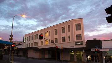 Majoituspaikan julkisivu