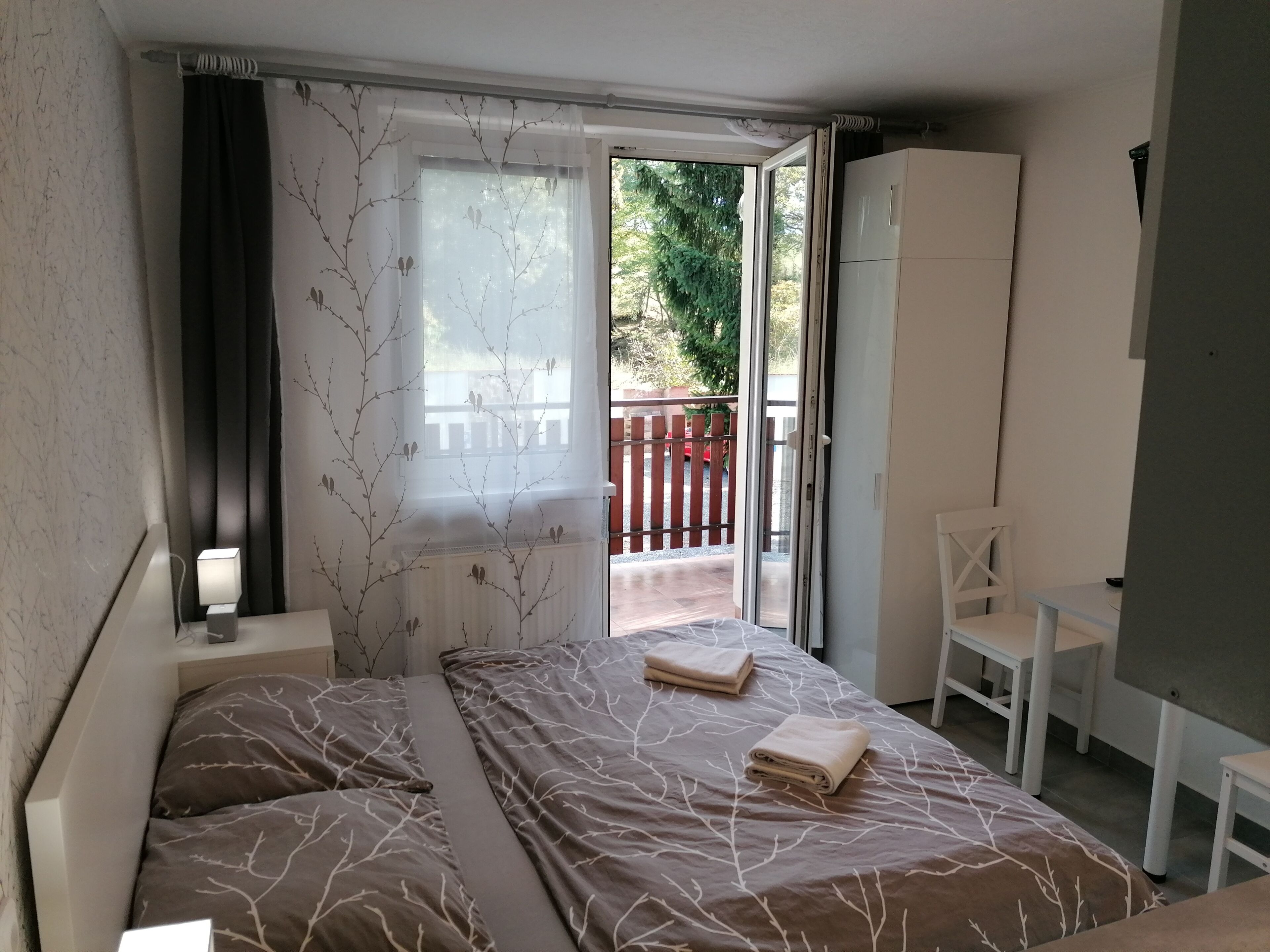 Studio Design, terrasse, vue jardin (No.5) | 1 chambre, literie de qualité supérieure