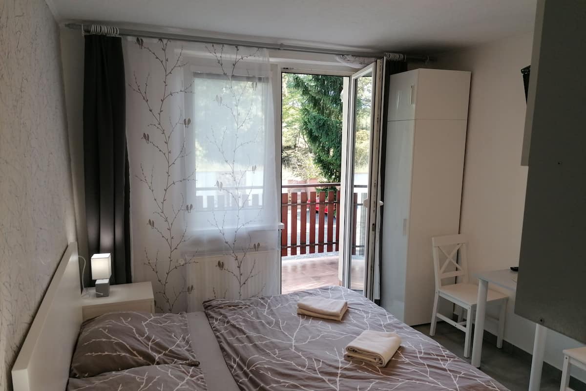 Studio Design, terrasse, vue jardin (No.5) | 1 chambre, literie de qualité supérieure