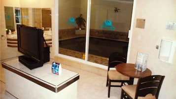 Desk, blackout curtains, iron/ironing board, free WiFi