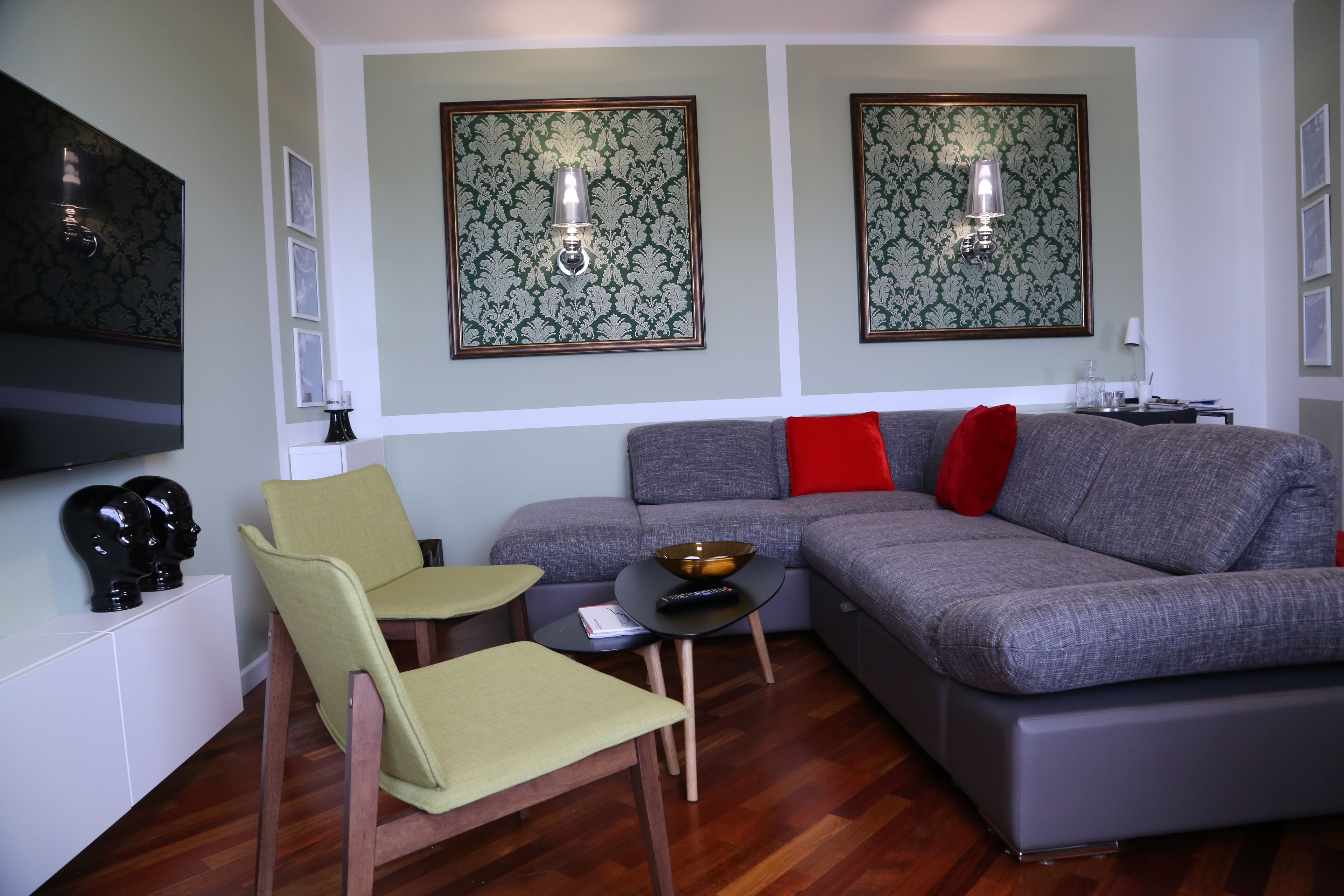 Superior-Apartment, 1 King-Bett | Wohnbereich