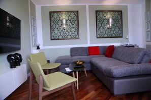 Superior Apartment, 1 King Bed | Living area - Apartament Bohaterów Kragujewca 6 (Bydgoszcz)