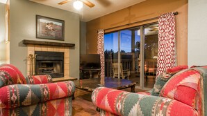 Premier Condo, 2 Bedrooms, Mountain View, Executive Level | Living room - Tiara Del Sol Condos (Ruidoso)