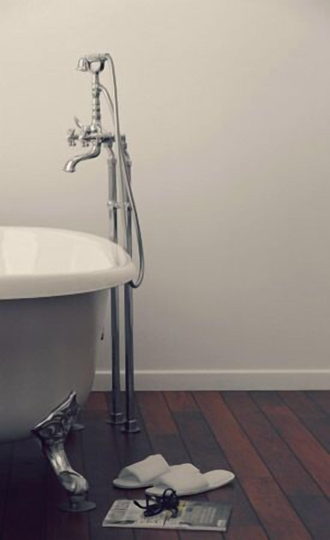 deep-soaking bathtub