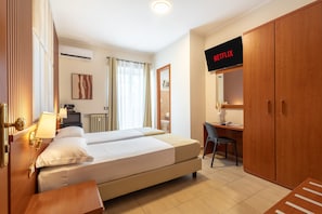 Double or Twin Room, Balcony, City View | In-room safe, desk, free WiFi