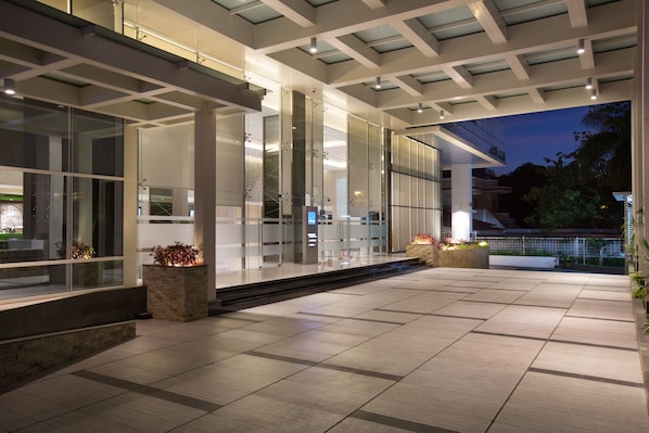 Entrada al alojamiento