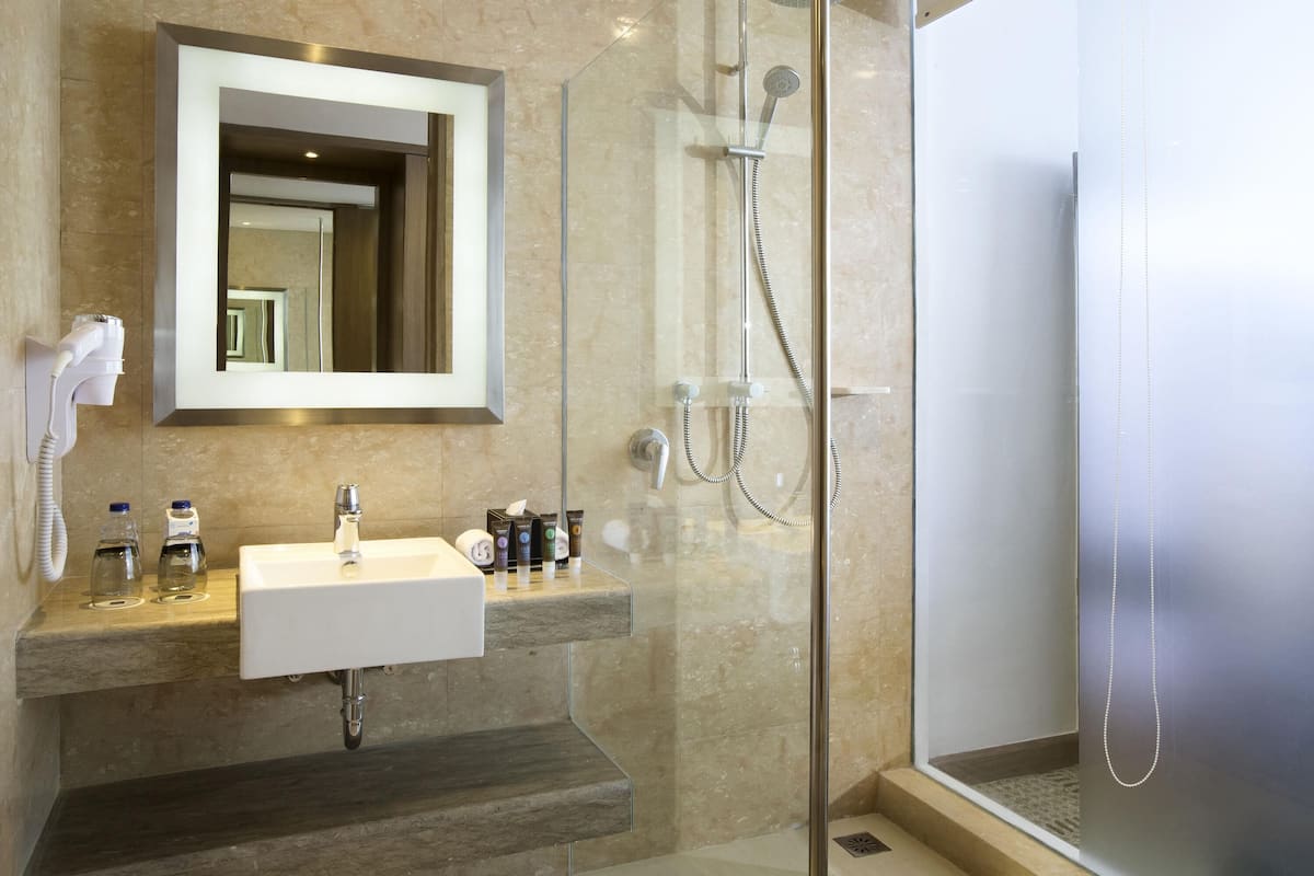 Minibar, Zimmersafe, Schreibtisch, laptopgeeigneter Arbeitsplatz