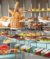 Daily buffet breakfast (IDR 150000 per person)