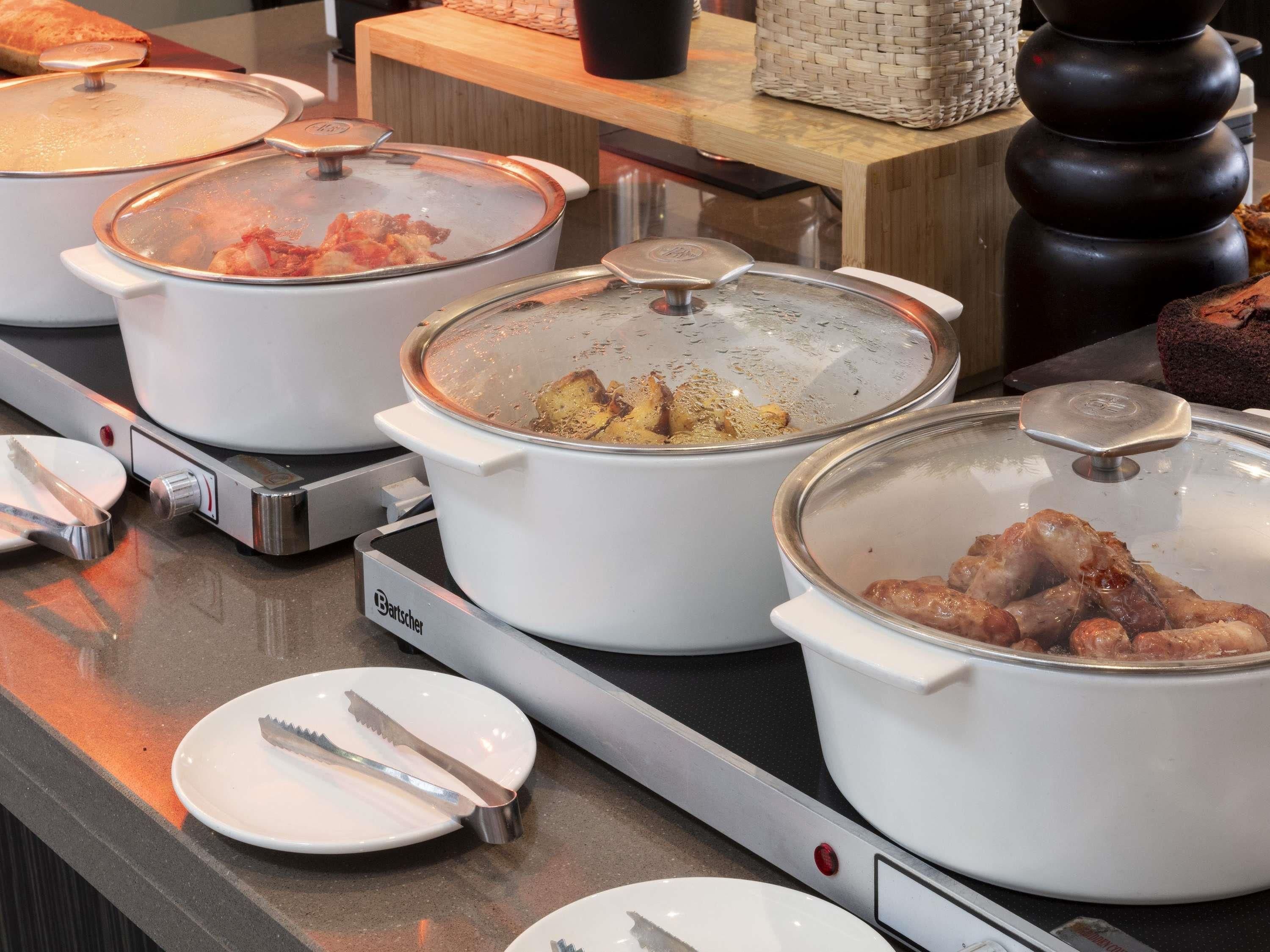 Daily cooked-to-order breakfast for a fee