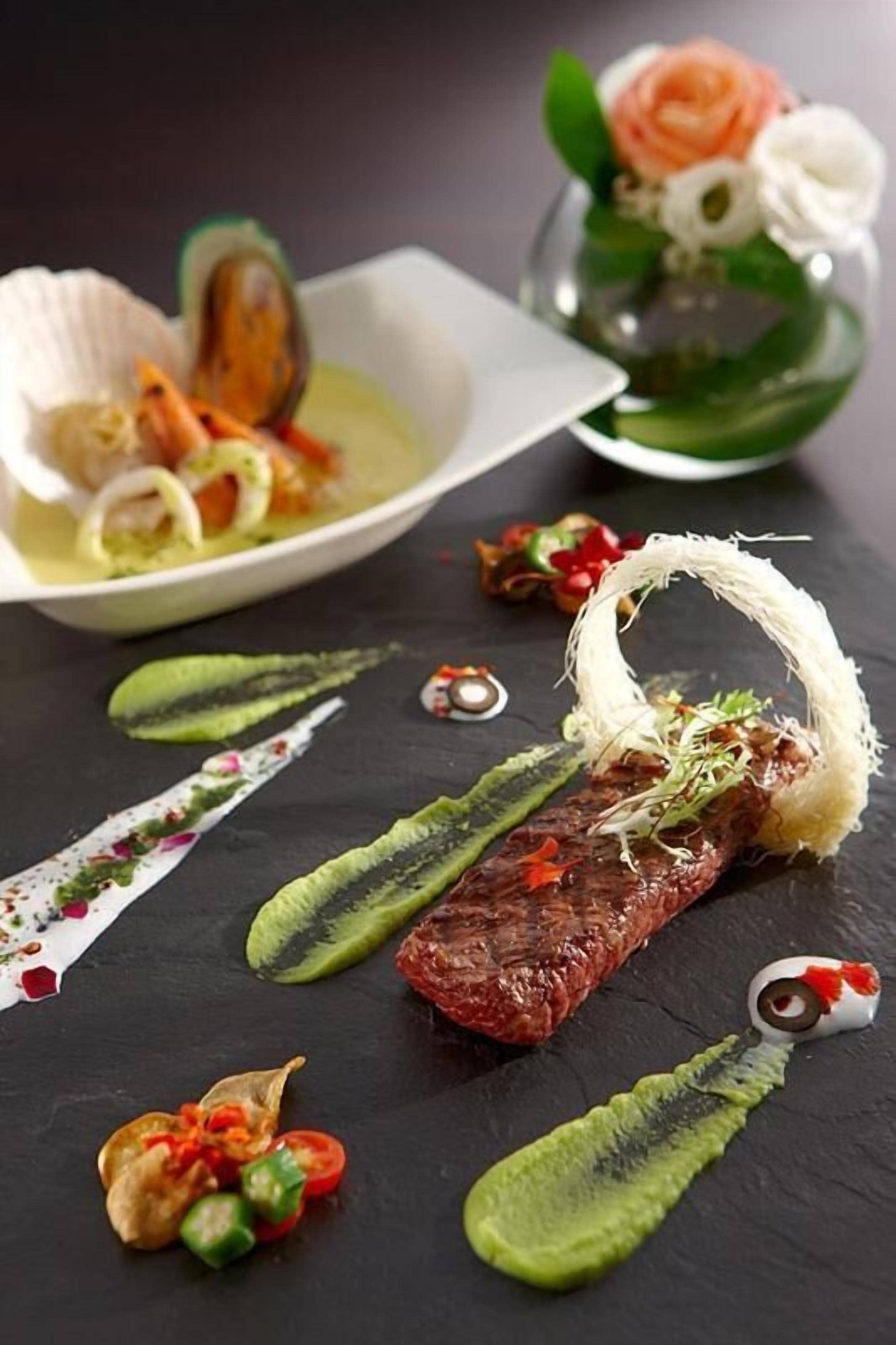 breakfast, lunch, dinner served; italian cuisine