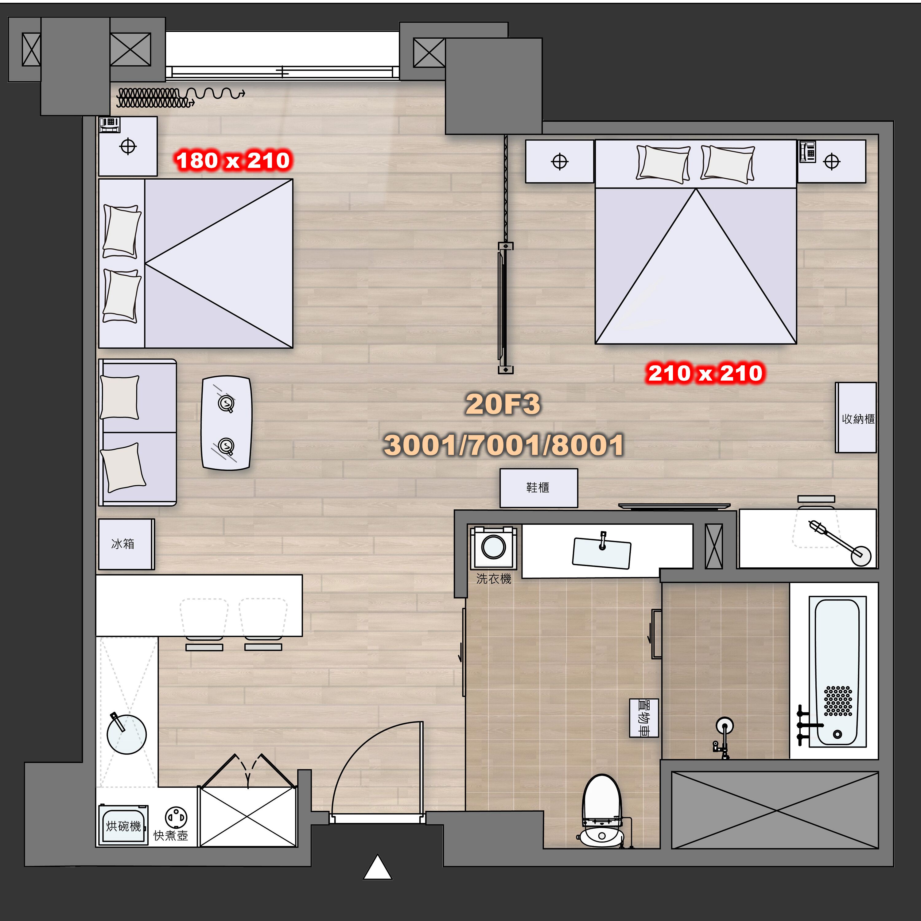 Deluxe Quadruple Room | Premium bedding, down comforters, in-room safe, desk