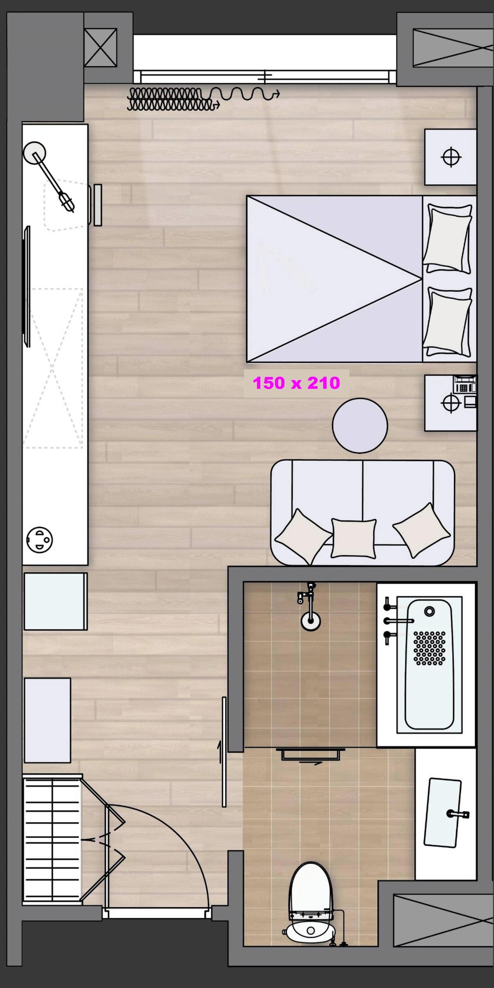 Standard Room, 1 Double Bed | Premium bedding, down comforters, in-room safe, desk