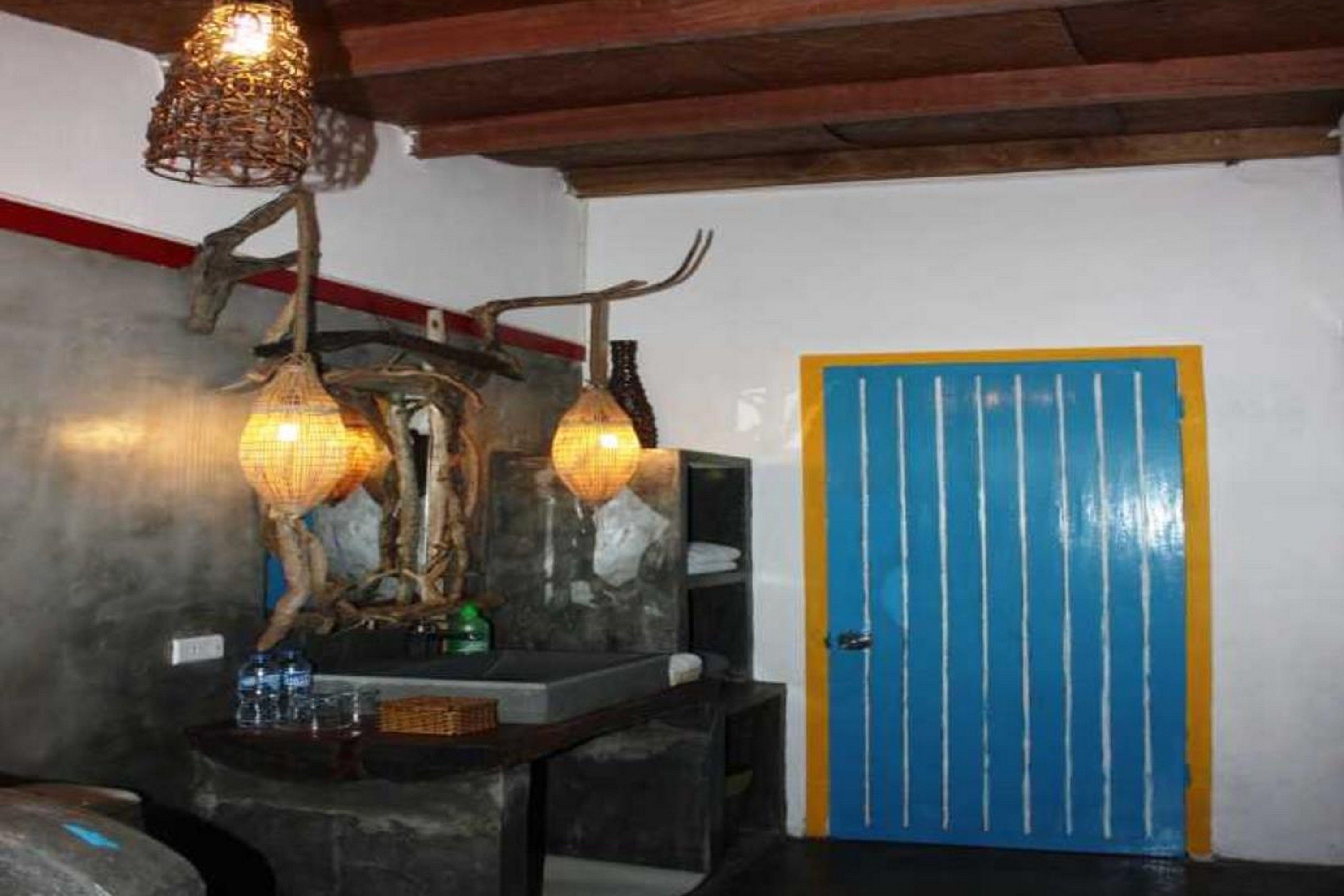 villa, partial sea view (sunset) | bathroom | shower, free toiletries, hair dryer, slippers