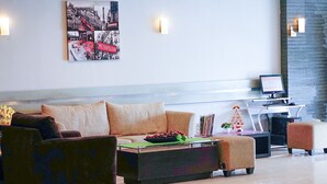 Sitteområde i lobbyen