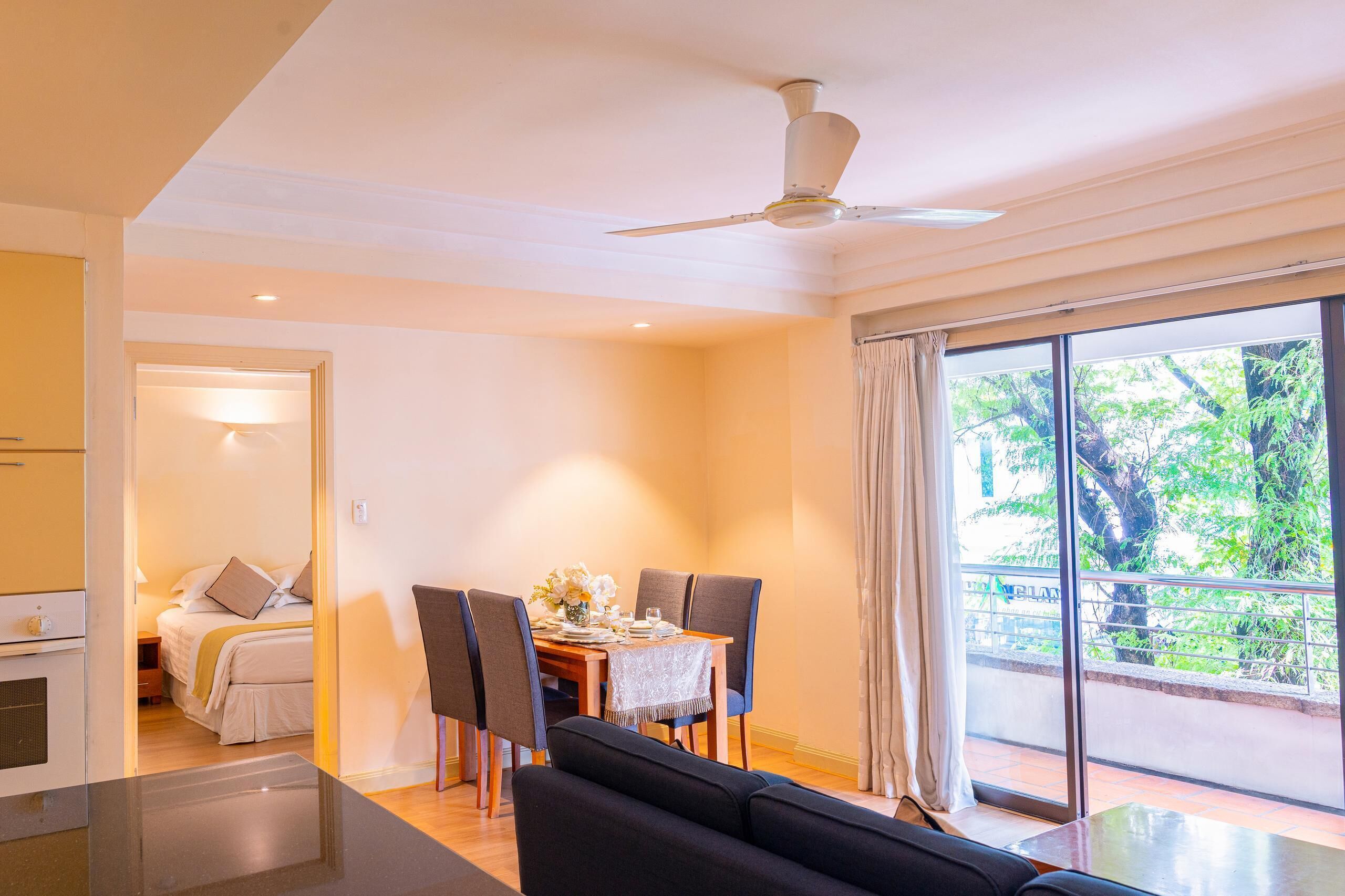 Comfort Apartment, 2 Bedrooms | Living area | 32-inch TV with cable channels