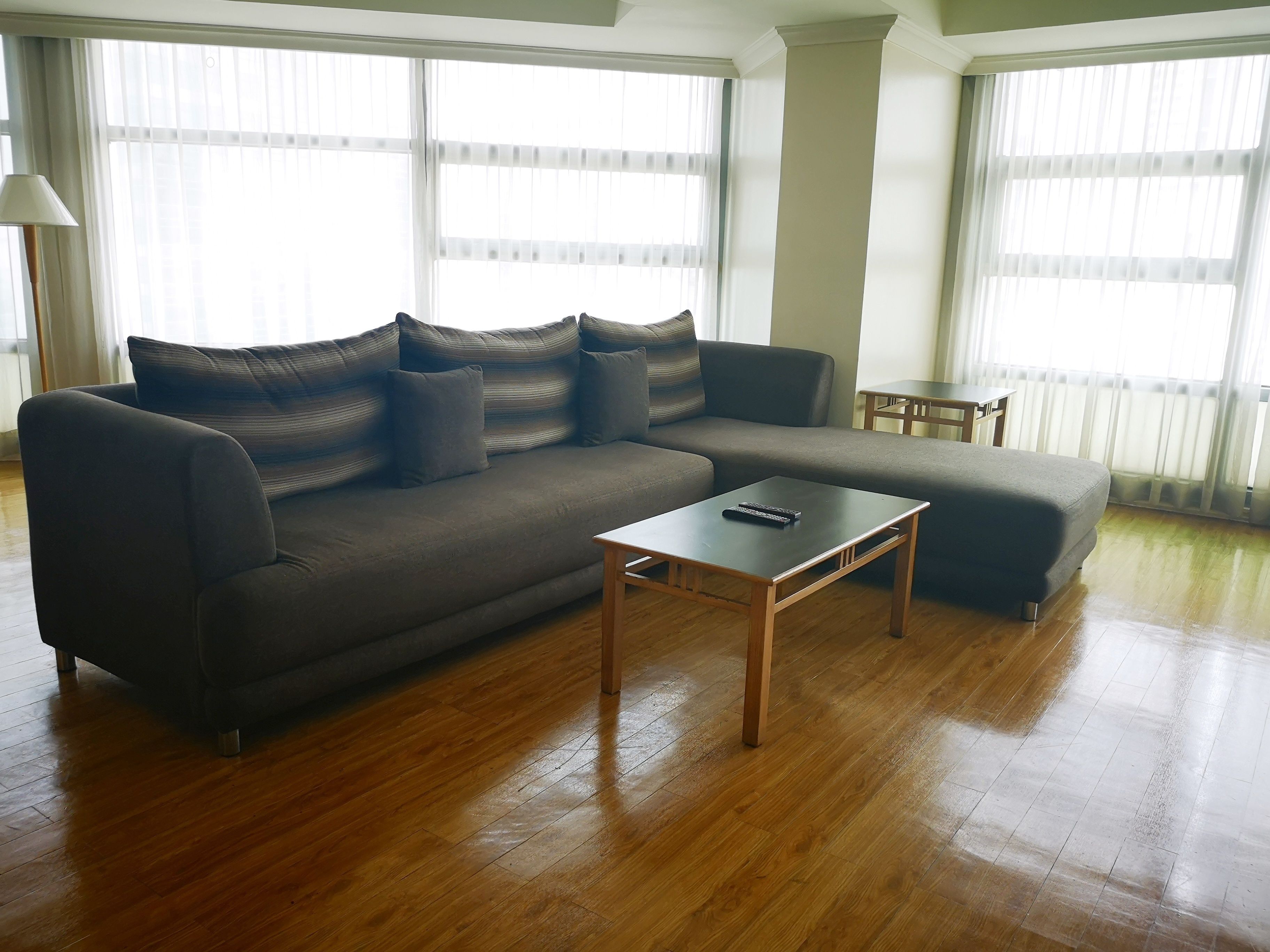 three bedroom suite | living area | flat-screen tv