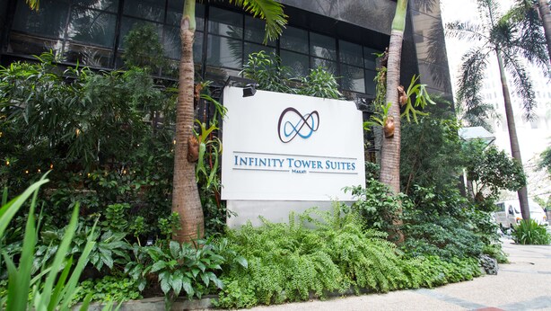 Front of property - Infinity Tower Suites (Makati)