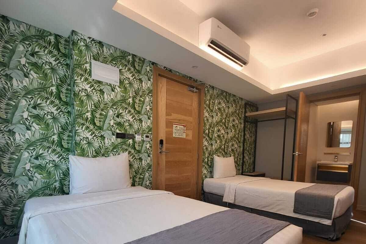 1 habitación y ropa de cama de alta calidad