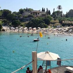 Private beach, white sand, sun-loungers, snorkelling