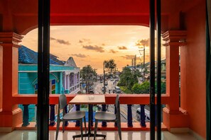 Superior-Doppelzimmer, Meerblick | Terrasse/Patio