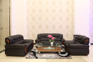 Sala de estar en el lobby