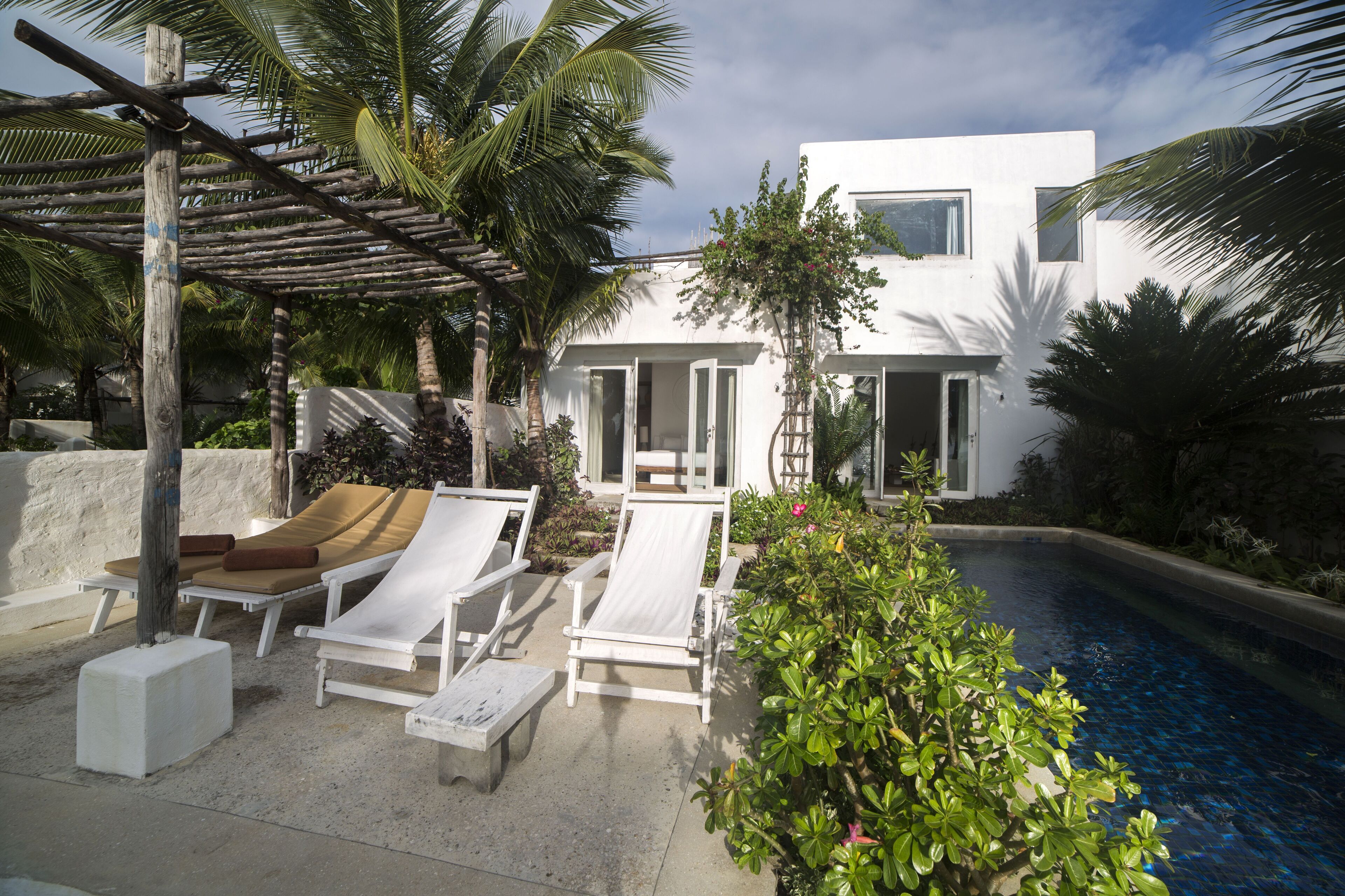 Façade de l’hébergement