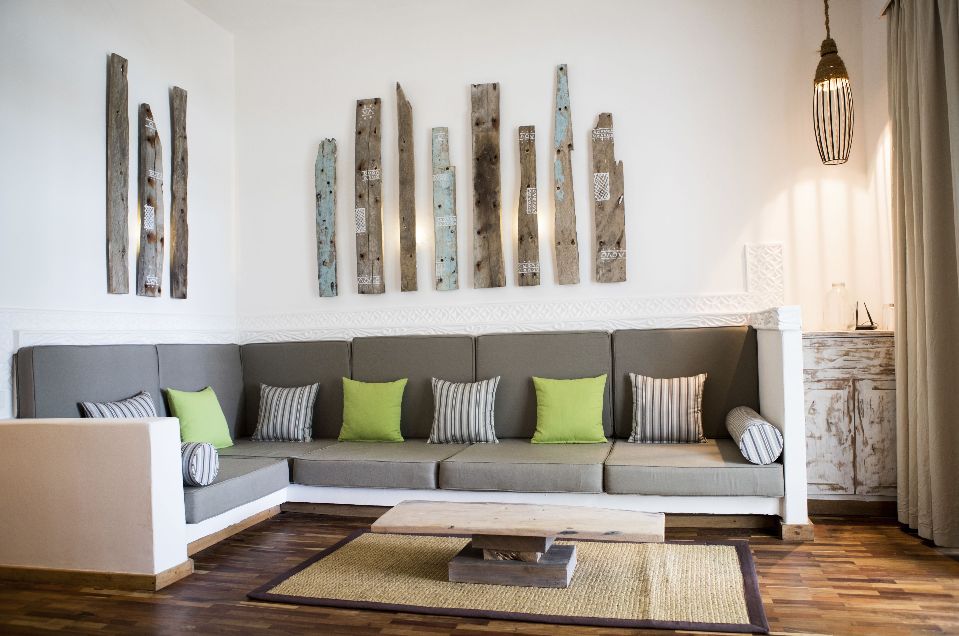 senior villa, 1 king bed with sofa bed, beachfront | living room | flat-screen tv