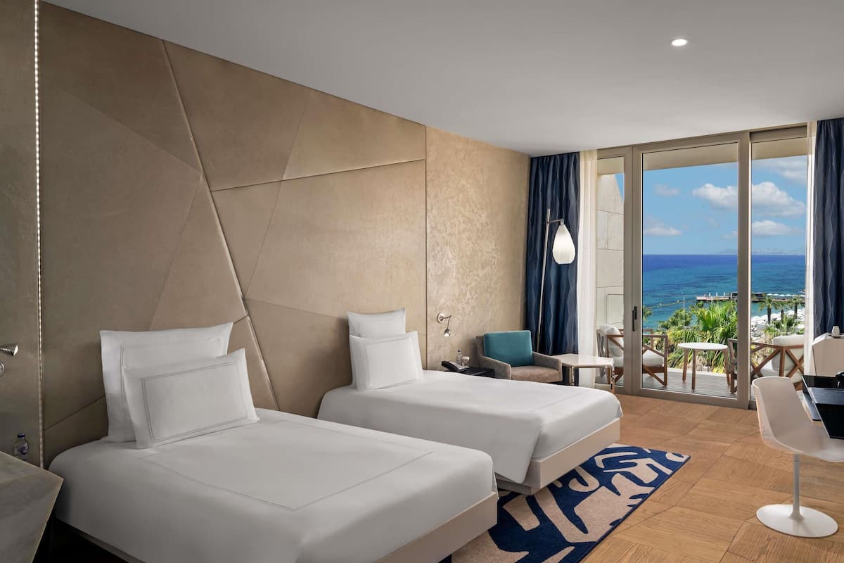 Swiss Select Sea View Twin | Minibar, safe på rommet, skrivebord og lydisolert