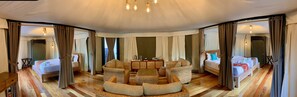 Luxe tent | Een kluis op de kamer