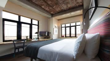 Habitación doble, vistas al mar | Ropa de cama de alta calidad, colchones viscoelásticos, minibar
