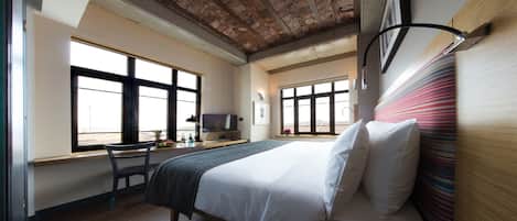 Habitación doble, vista al mar | Ropa de cama de alta calidad, camas con efecto memoria y minibar