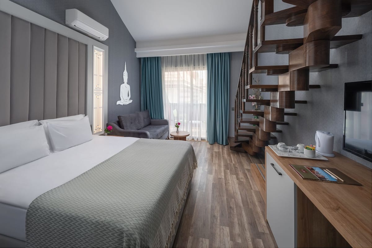 Familien-Maisonette, Balkon