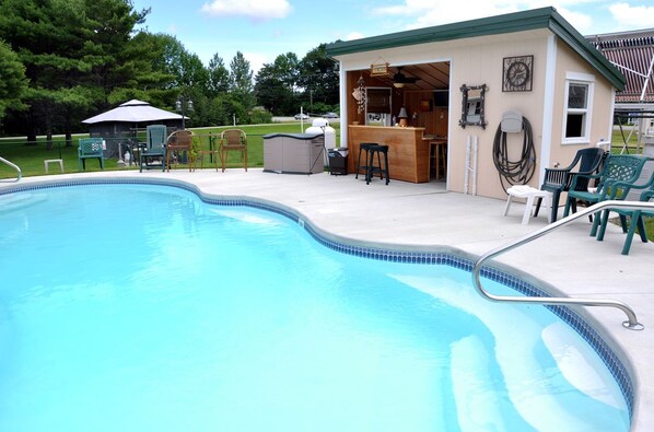 Seasonal outdoor pool