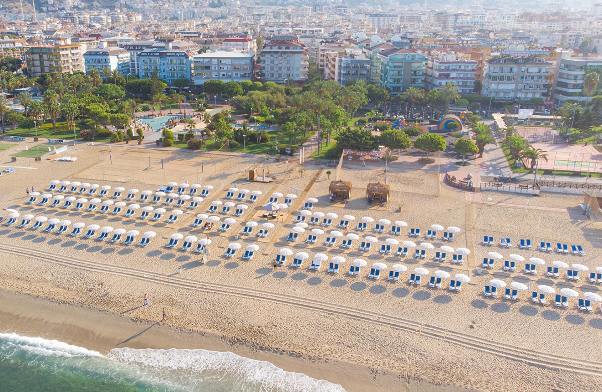 附近的私人海灘、免費海灘接駁車