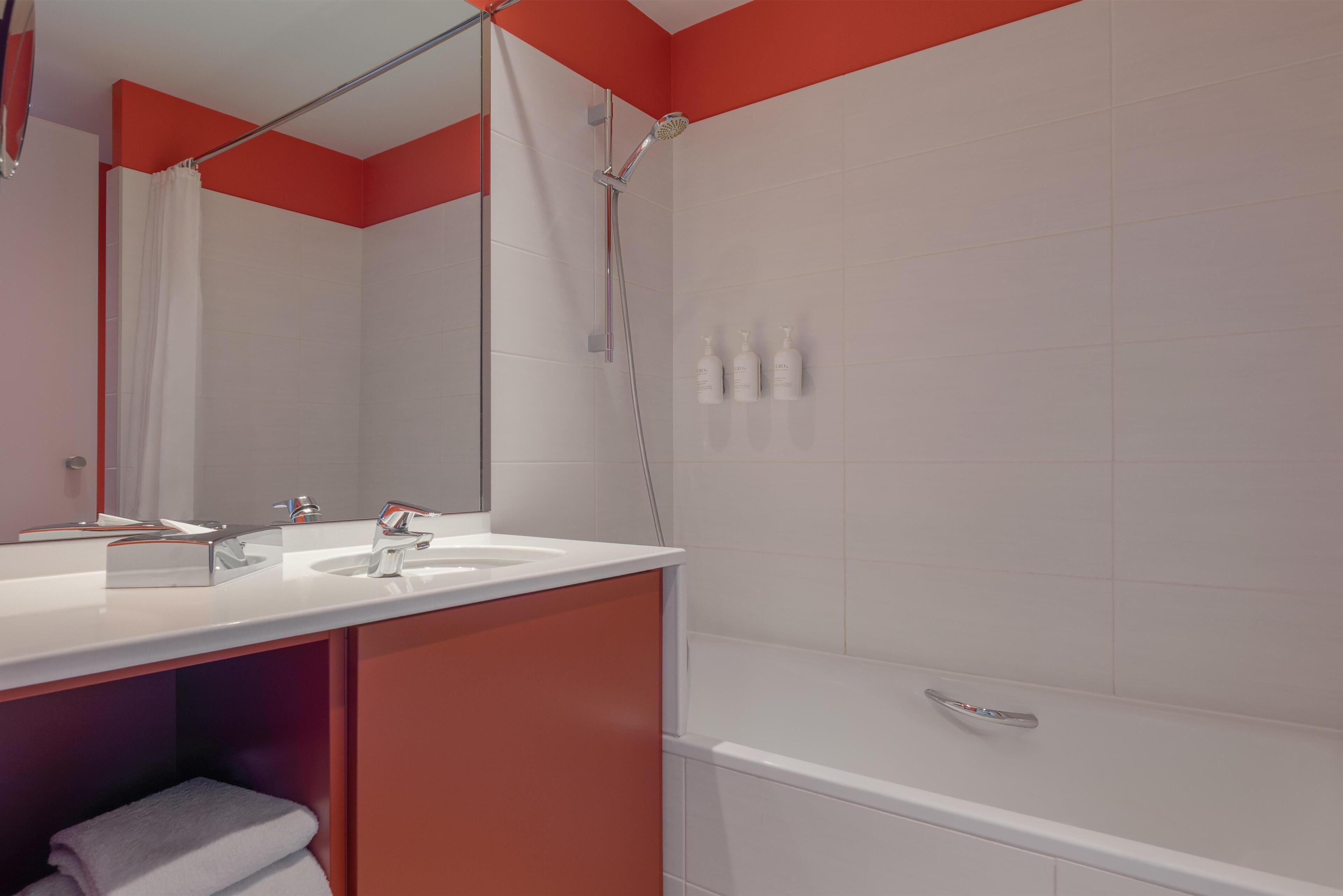 Free toiletries, hair dryer, towels