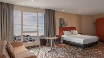 Room, 1 King Bed with Sofa bed | Premium bedding, in-room safe, desk, soundproofing