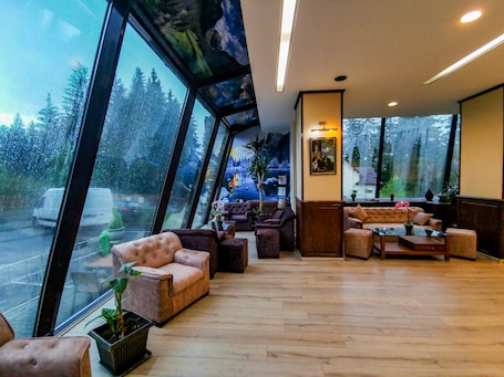Sala de estar en el lobby