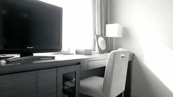 In-room safe, desk, blackout curtains, iron/ironing board