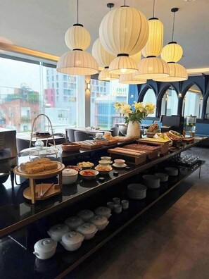 Breakfast, lunch, dinner served; international cuisine  - M Village Hotel Da Nang Centre (Da Nang)