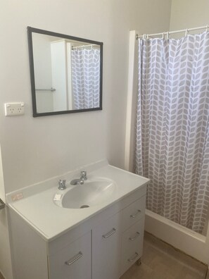 Standard-huone (Hotel Room with Ensuite) | Kylpyhuone | Suihku, hiustenkuivaaja, pyyhkeet