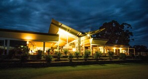 Front of property – evening/night